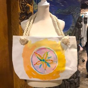 NWT Marley Beach Break Tote Sand Dollar